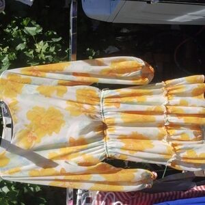 Soho  LS floral dress 1x